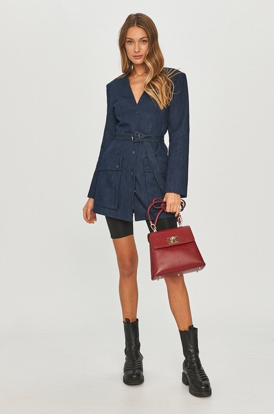 Miss Sixty - Rifľový kabát 6N1WJ4010000 tmavomodrá SS21