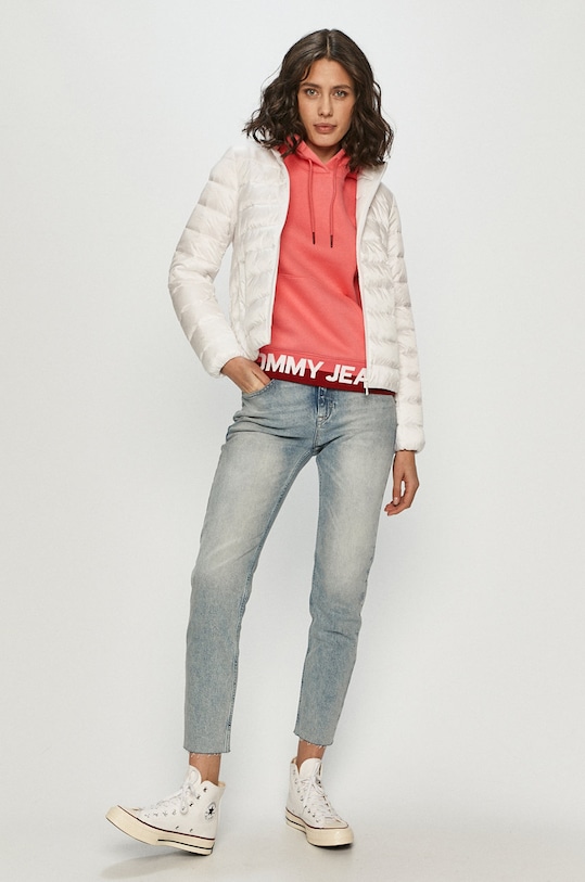 Tommy Jeans - Geaca DW0DW09933.4891 alb SS21