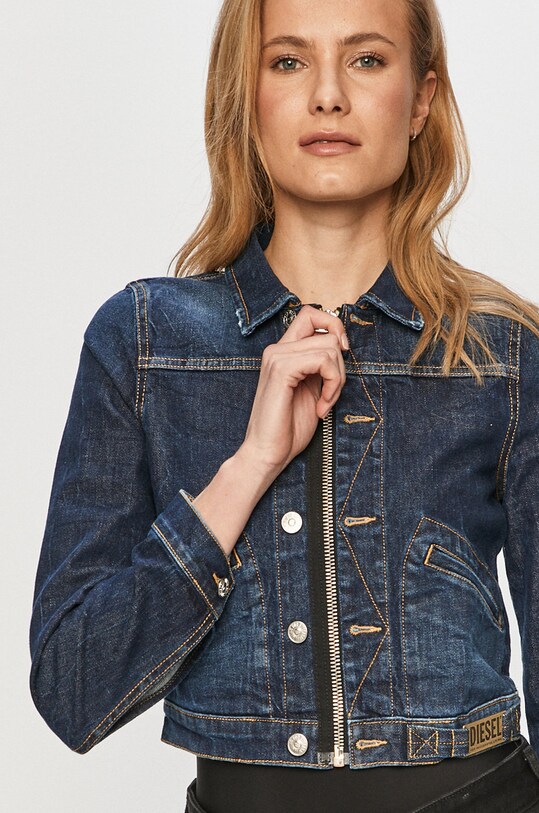 Diesel geacă din denim bleumarin 00SR08.0ABBM