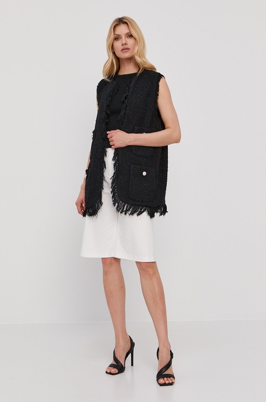 Pinko - Bezrękawnik 1G15N8.8440 czarny SS21