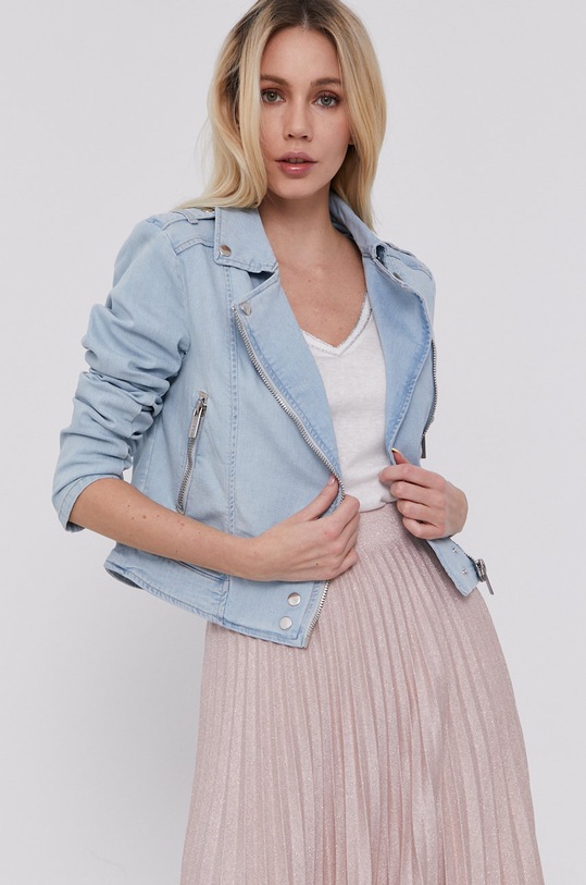 Morgan Kurtka jeansowa bez podszewki niebieski 211.VAMMY