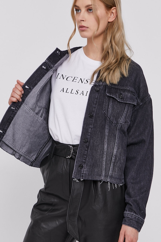 Džínová bunda AllSaints WO070U