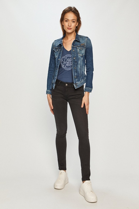 Pepe Jeans - Kurtka jeansowa L51 PL401014PO1.000 niebieski SS21