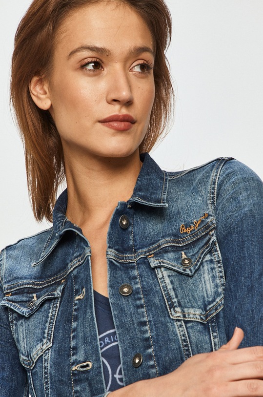 Pepe Jeans - Kurtka jeansowa L51 niebieski PL401014PO1.000