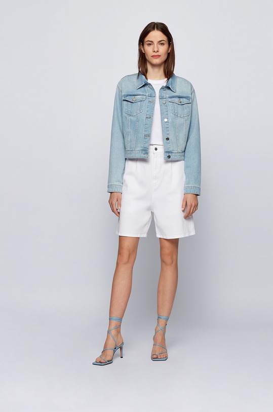 BOSS Kurtka jeansowa 50448340 50448340 niebieski SS21