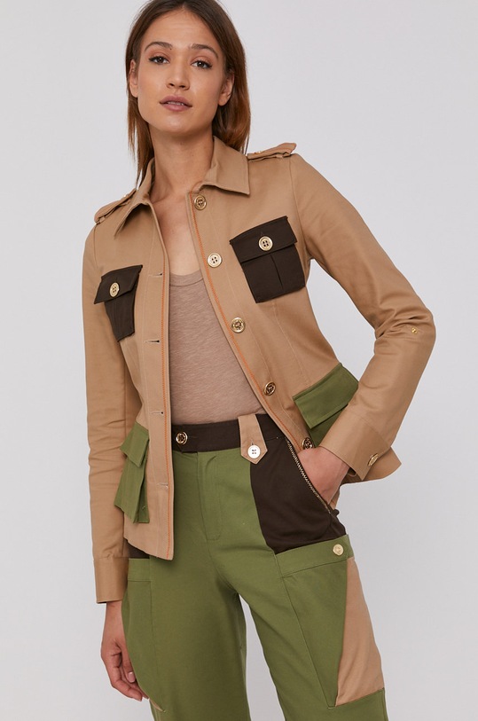 United Colors of Benetton Kurtka nieocieplane beżowy 2ADZ523T3.920