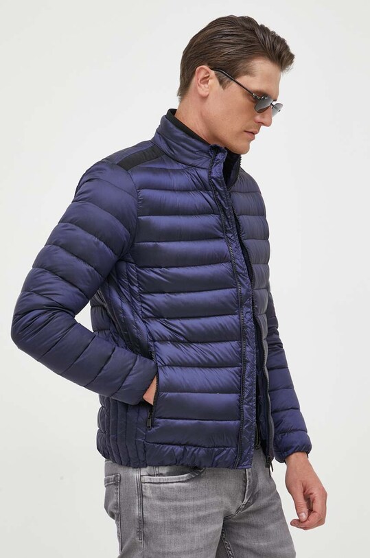 Guess geaca de puf cu captuseala bleumarin M1RL47.WDQ50