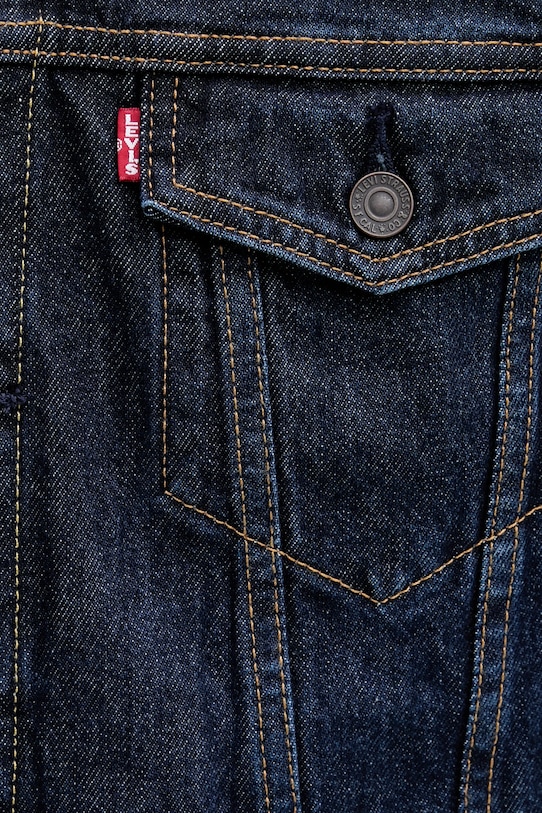 Levi's - Rifľová bunda 72334.0557 tmavomodrá