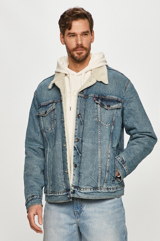 Levi's - Džínová bunda riflovina modrá 16365.0138