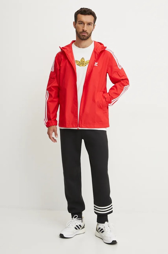 adidas Originals kurtka GN3473 czerwony SS21
