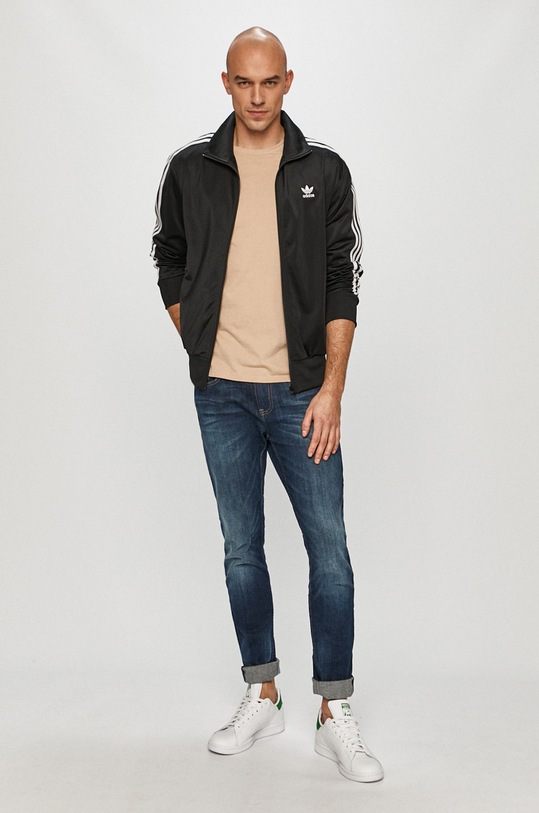 adidas Originals bluza Adicolor Classics Firebird GN3521 črna AW21