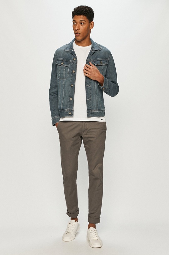 Lee - Kurtka jeansowa L89RNKUQ niebieski SS21