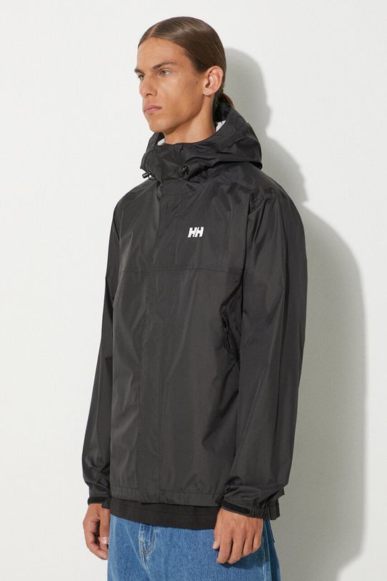 Helly Hansen rain jacket Loke Planet friendly black 62252