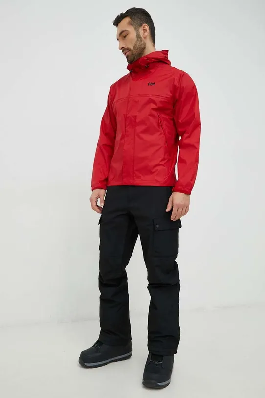 Helly Hansen rain jacket loke 62252 red AW24