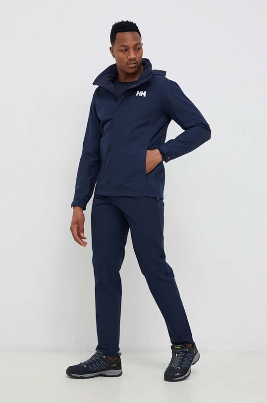 Helly Hansen geacă outdoor Dubliner 62643 bleumarin SS24
