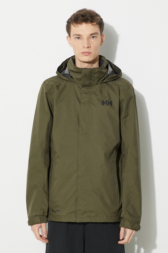 Куртка outdoor Helly Hansen Dubliner с капюшоном зелёный 62643
