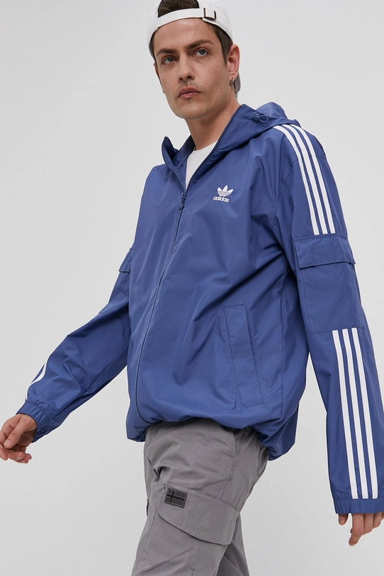 Μπουφάν adidas Originals GN3469 μωβ SS21