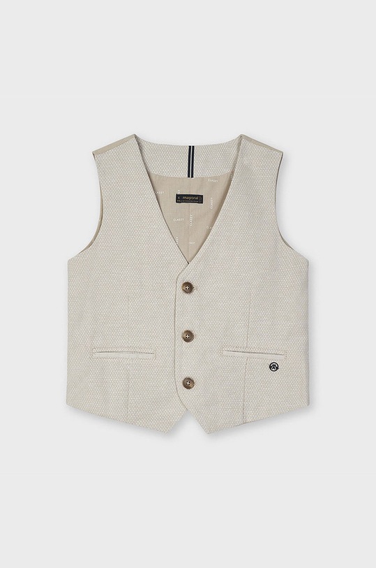 Mayoral - Kamizelka dziecięca tkanina beżowy 3330.5A.MINI