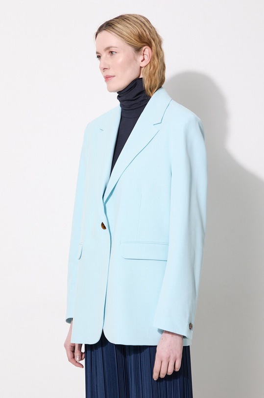 Samsoe Samsoe blazer turquoise F21100157