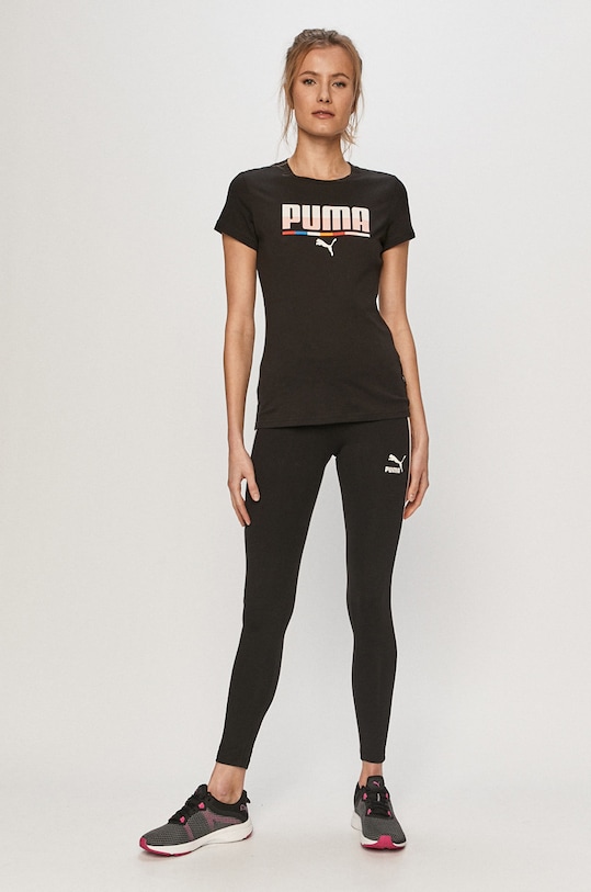 Puma - Legginsy 530080 530080 czarny AW22