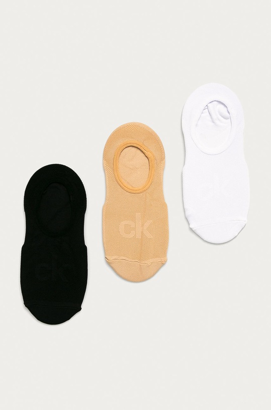 Ponožky Calvin Klein krátke ponožky béžová 100003033