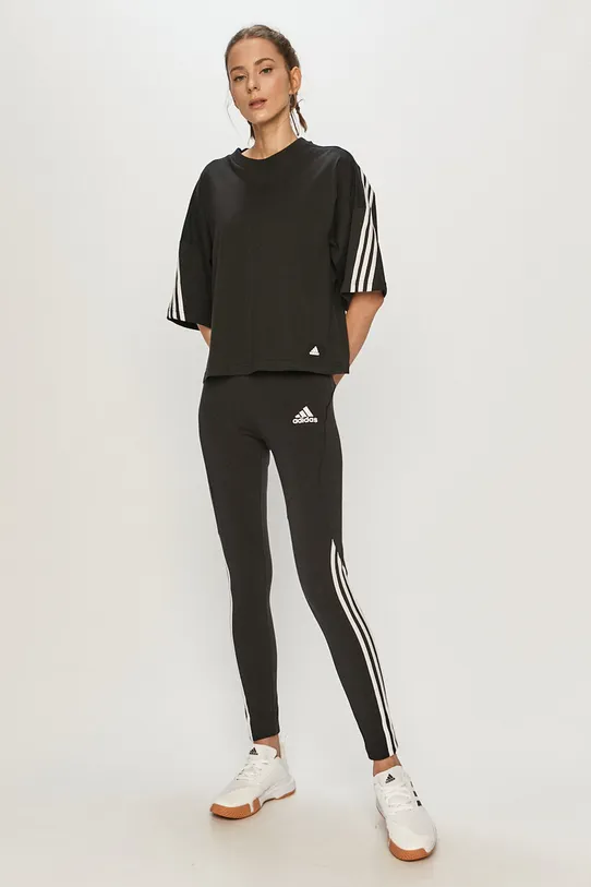 adidas Performance - Legginsy GL9460 GL9460 czarny SS21