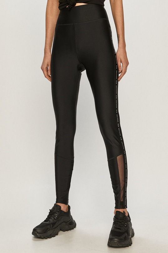 Armani Exchange - Legginsy 3KYP70.YJ3HZ z elastanem czarny 3KYP70.YJ3HZ