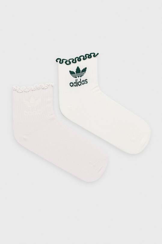 Ponožky adidas Originals (2-pack) H62037 dlhé ponožky fialová H62037