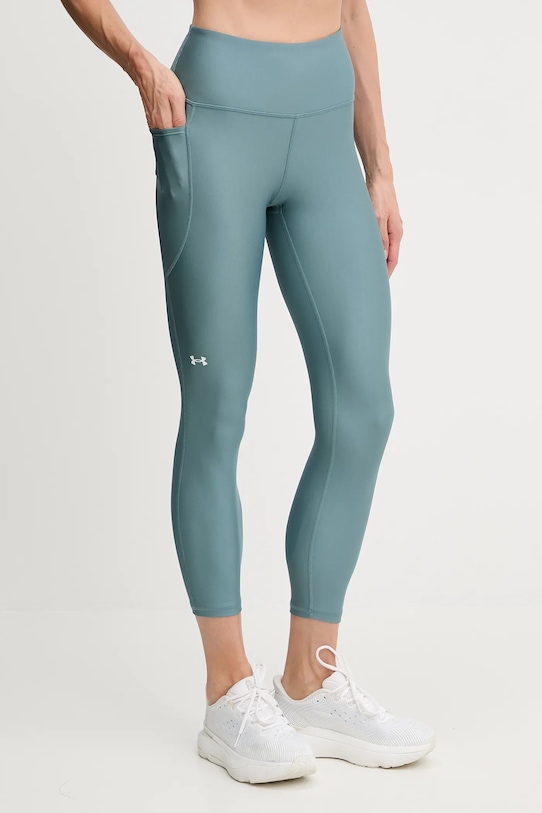 Under Armour legginsy treningowe HG Armour HiRise z elastanem zielony 1365335