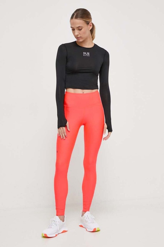 Under Armour legginsy treningowe HG Armour HiRise 1365336 czerwony AW25