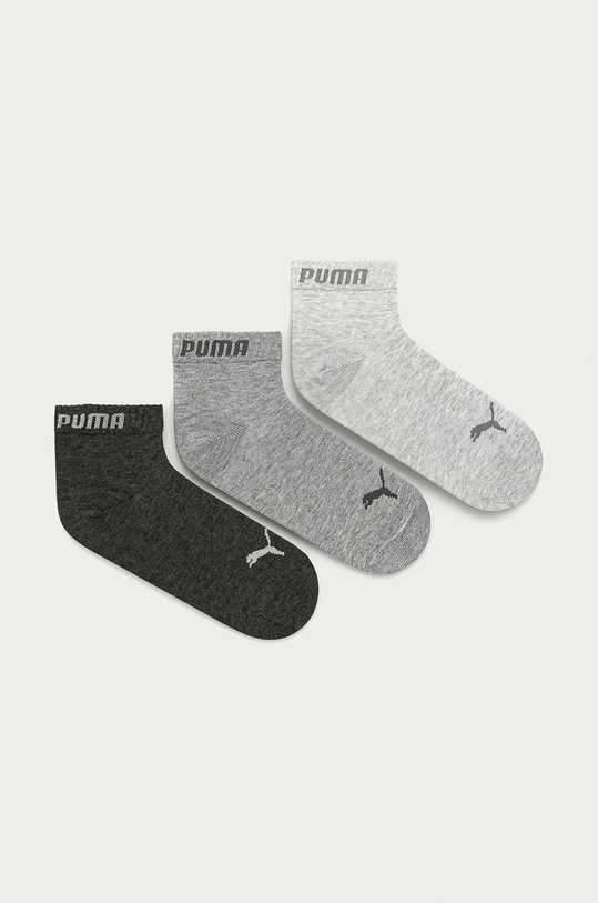 Ponožky Puma (3-pack) krátké ponožky šedá 906978.D