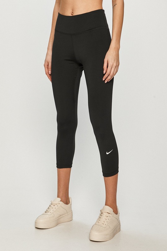 Nike - Legginsy z elastanem czarny DD0247