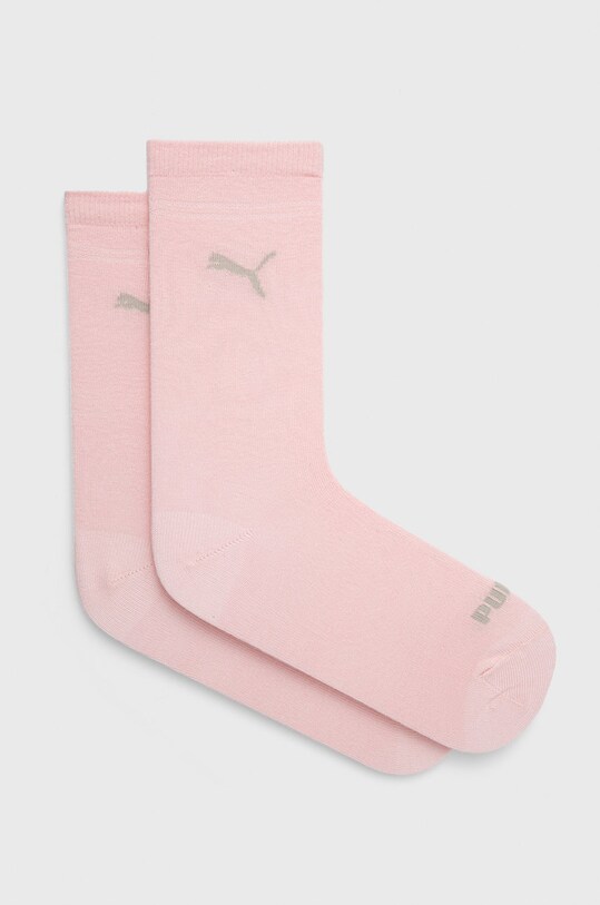Puma skarpetki 2-pack skarpetki długie różowy 907957