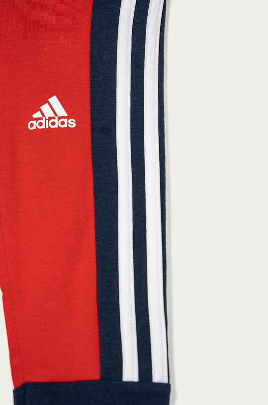 DÍVKA adidas - Dětské legíny 104-170 cm GN3965 GN3965 červená