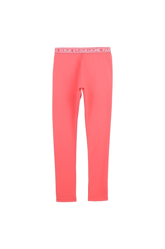 Karl Lagerfeld - Legginsy dziecięce Z14148 z elastanem różowy Z14148