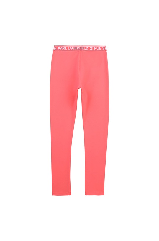 Karl Lagerfeld - Dětské legíny Z14148 růžová SS21