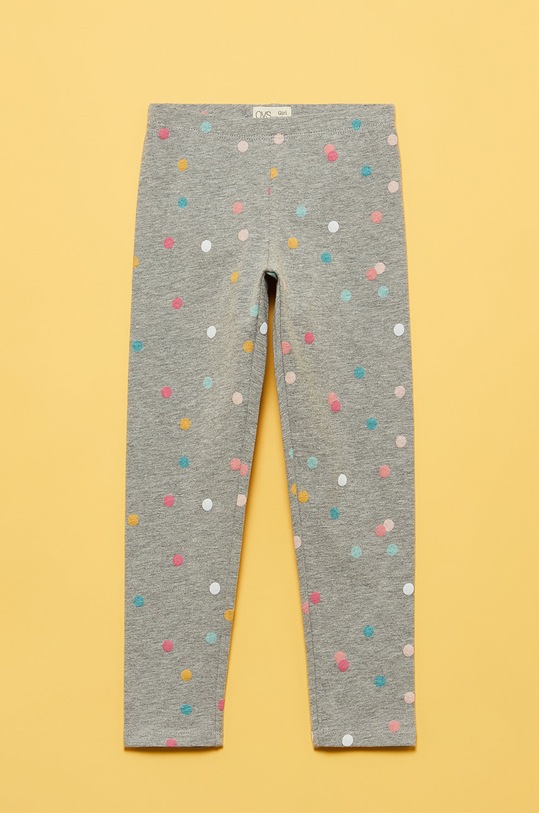 OVS Legginsy dziecięce wzorzyste szary 1163716