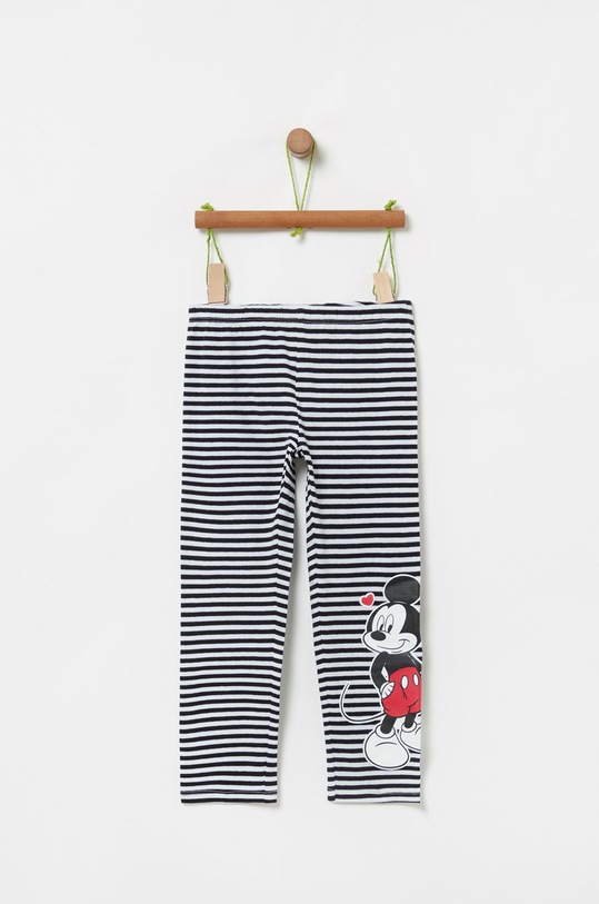 OVS Legginsy dziecięce nadruk czarny 867021
