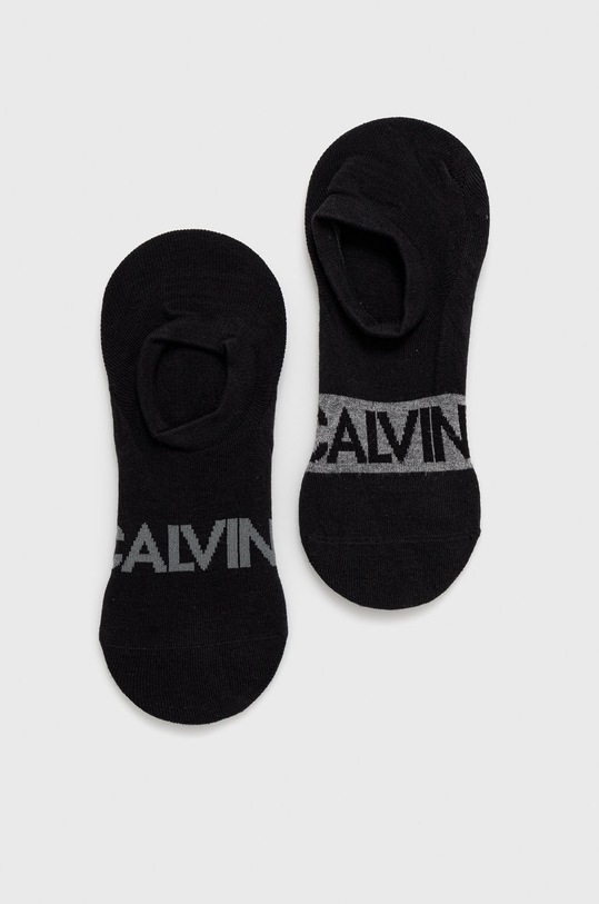 Ponožky Calvin Klein krátke ponožky čierna 100003016