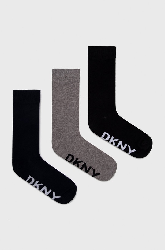 Dkny Skarpetki (3-pack) S5.6213 skarpetki długie szary S5.6213