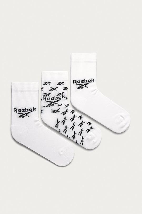 Reebok Classic - Κάλτσες (3-pack) στάμπα λευκό GG6682