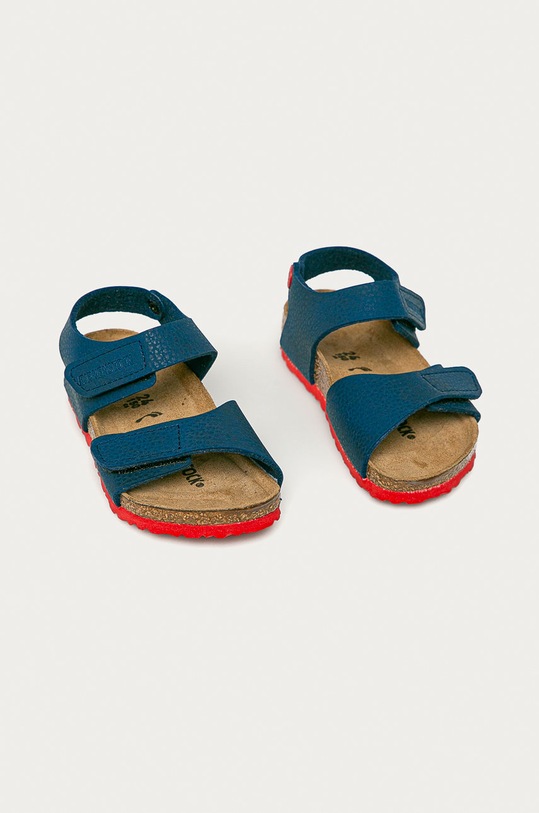 Birkenstock - Dětské sandály Palu Kids Logo 1019076 námořnická modř SS21