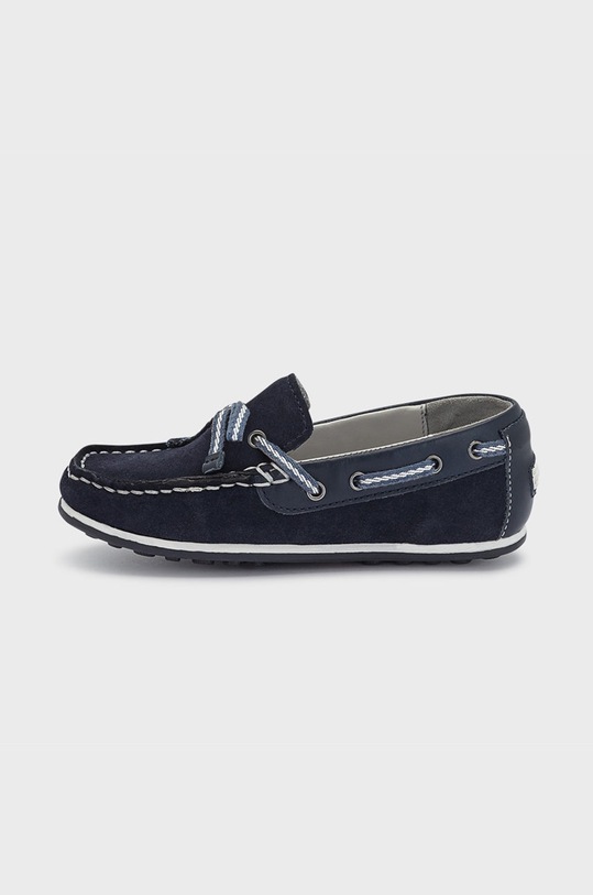 Mayoral - Mocasini din piele pentru copii 47291.76B.Junior bleumarin SS21
