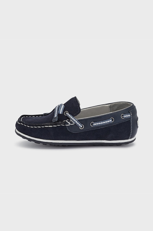 Mayoral - Mocasini din piele pentru copii 47291.76B.Junior bleumarin SS21