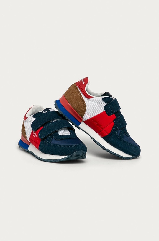 Pepe Jeans - Dětské boty Sydney PBS30490 námořnická modř SS21