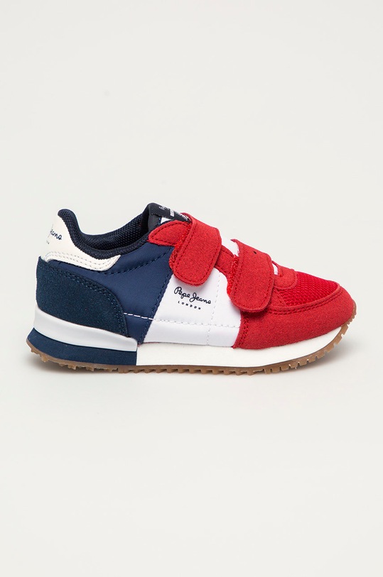 Pepe Jeans - Buty dziecięce Sydney imitacja skóry licowej czerwony PBS30489