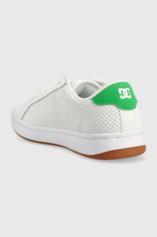 Obuwie DC sneakersy skórzane ADJS100138 biały