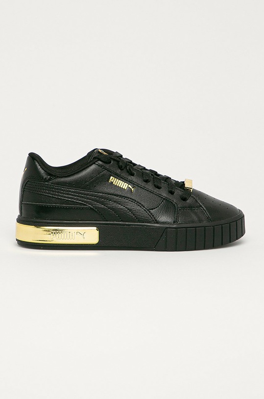 Puma - Kožené boty Cali Star Metallic 380219 plochá černá 380219