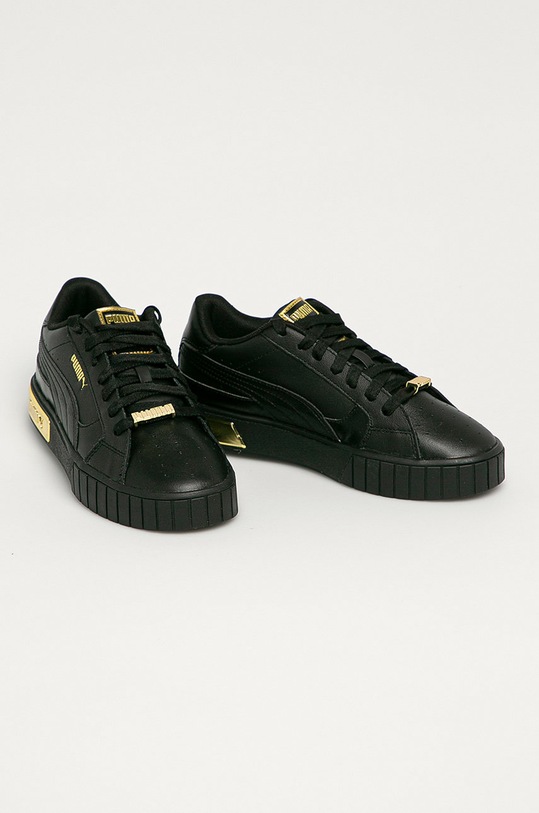 Puma - Kožené boty Cali Star Metallic 380219 380219 černá SS21