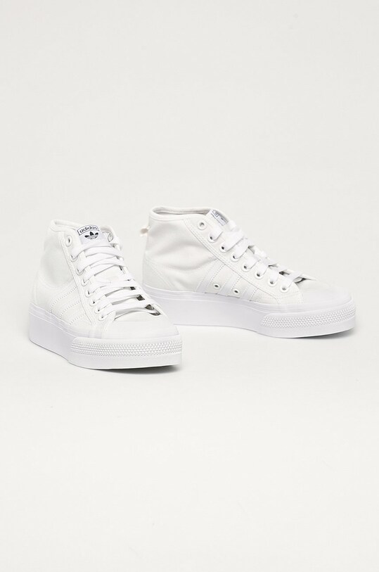 Πάνινα παπούτσια adidas Originals FY2782 λευκό SS24